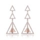 Designer Earrings with Certified Diamonds in 18k Yellow Gold - ER0892P
